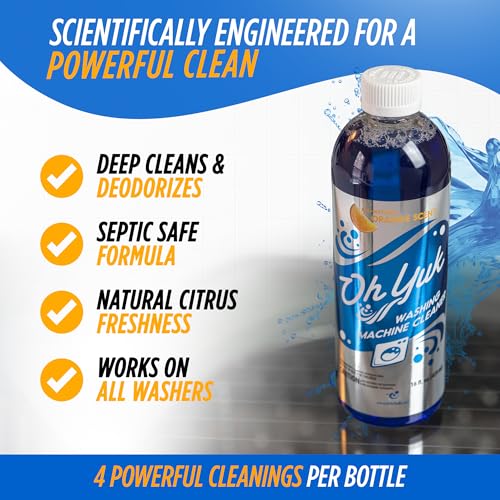 Washing Machine Cleaner for HE & Non (16 Fl Oz)