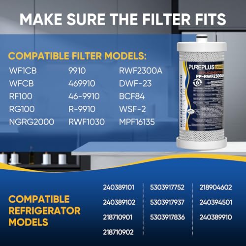 WF1CB NSF 401 & 53 & 42 Certified Replacement for Frigidaire PureSource WFCB (6 Count)