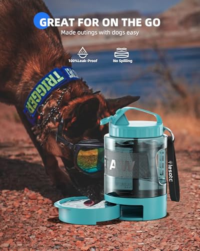 Portable Dog Water Bowl Dispenser (77 Fl Oz)