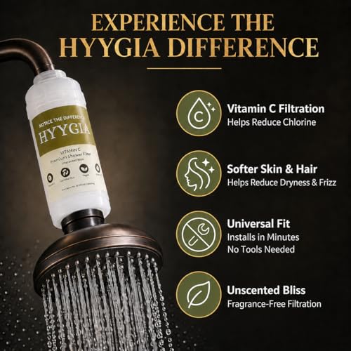 Premium Vitamin C Shower Filter for Hair and Skin