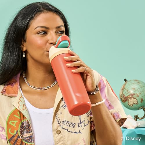 Princess FreeSip Stainless Steel Water Bottle 24 oz Moana