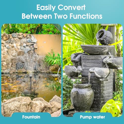 RGB Pond Filter with Pump Fountain Kits