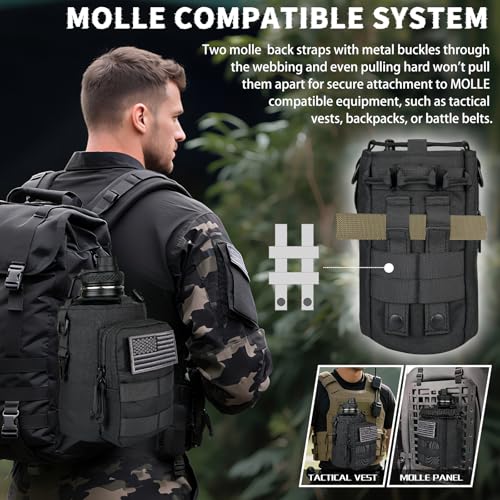 Half Gallon Water Bottle Insulated with Sleeve