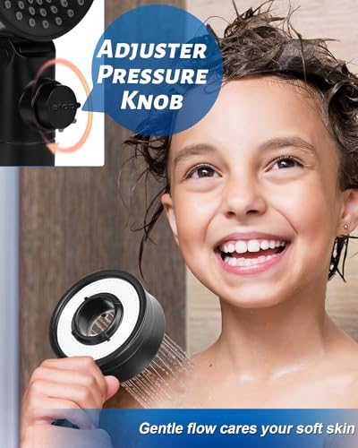 Filtered Shower Head with Handheld Spray for Skin and Hair Care