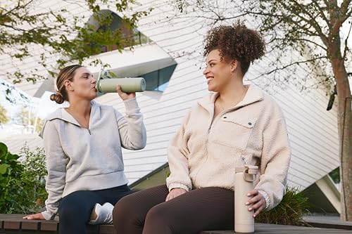 Sport Triple Insulated Water Bottle with Spout Lid and Ice Blocker