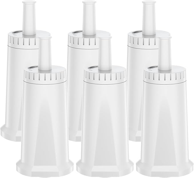 Water Filter for Breville Barista Touch Espresso Machine BES880, Barista Pro BES878, Oracle Touch BES990, Oracle BES980 & Dual Boiler BES920 Bambino ClaroSwiss Sage, BES008WHT0NUC1 (6 Pcs) - AquaVibe