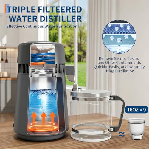 4L Countertop Water Distiller