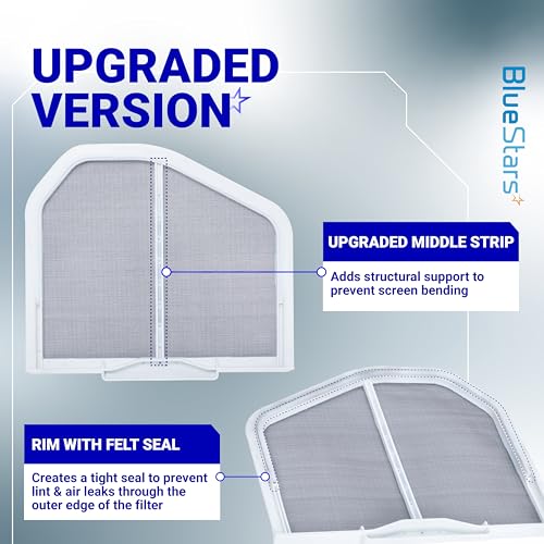 Stainless Steel W10120998 Dryer Lint Screen Filter for Whirlpool