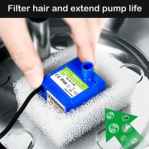 Cat Water Fountain Filter Compatible with Ceramic Pet Water Dispensers