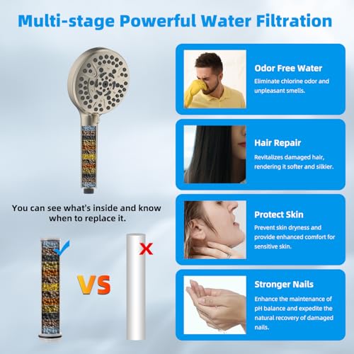 10" Dual Filtered Shower Head