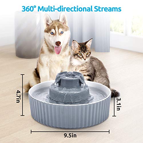 2.1L Ceramic Cat Water Fountain