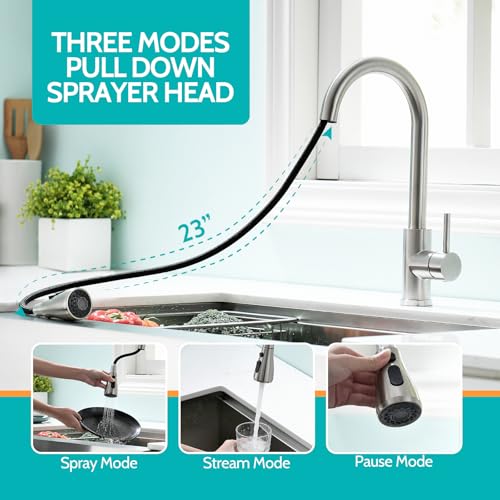 Chrome Kitchen Faucet