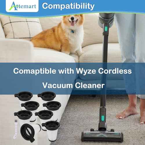8 Pack Replacement Filters Compatiable with Wyze Cordless Vacuum Cleaner
