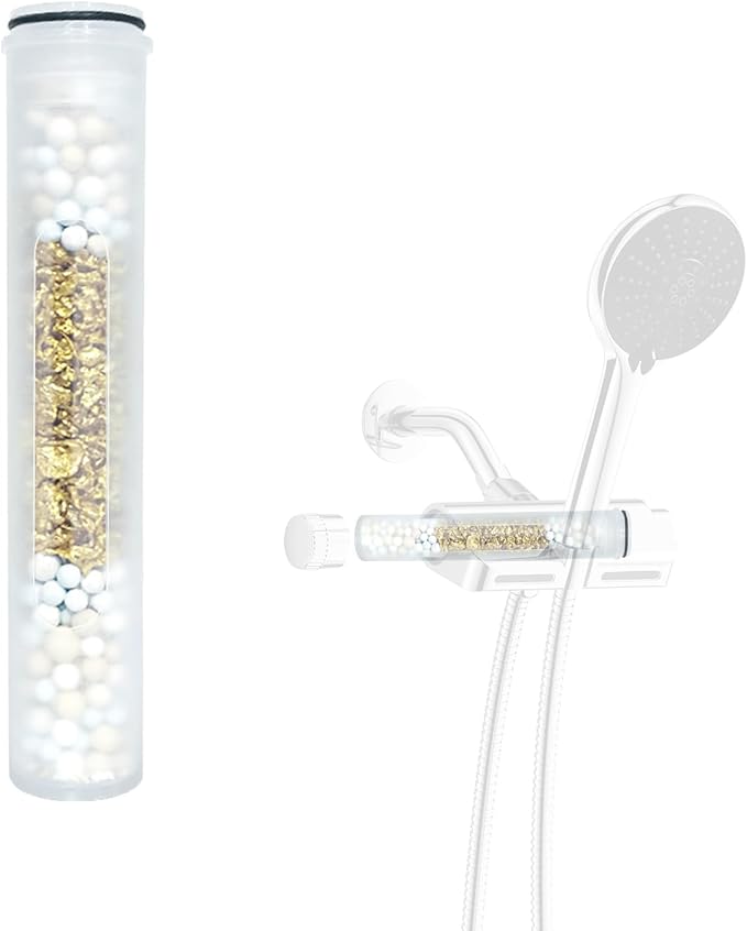 HOPOPRO Replacement Cartridge for Filtered Shower Head With Handheld Combo-SS5775, High Output Muti-Stage Shower Filter, Improves the Condition of Your Skin, Hair And Nails. (1-PACK)