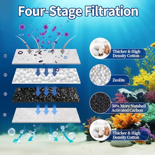 10Pack Carbon Filters for Aquariums