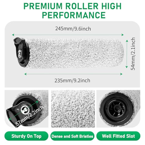 Replacement Brush Roller for Tineco S3 (2 Count)