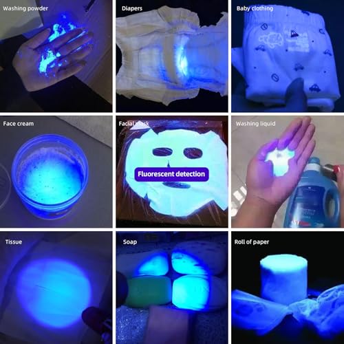 A2D Pen Blacklight 365nm UV Flashlight with Pen High Power Output