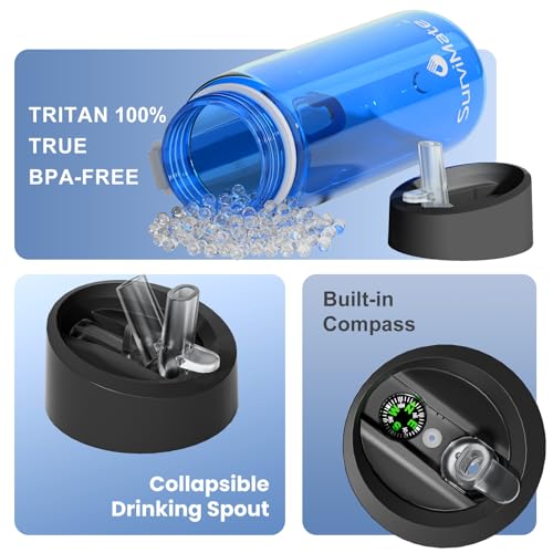 Purified Water Bottle for Camping (2 Count)