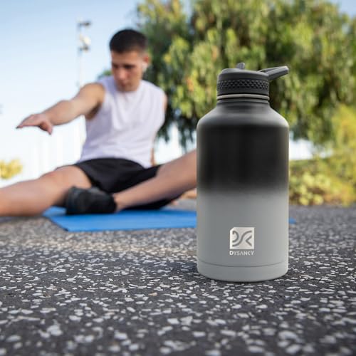Insulated Water Bottle with Portable Carrier Bag for Outdoor 64 oz