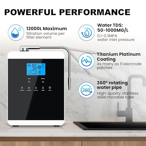 Alkaline Water Ionizer Machine for Home