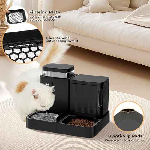 Gravity Dog Food and Water Dispenser