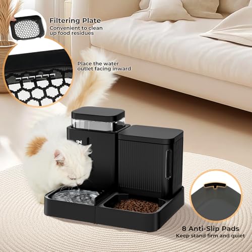 Gravity Cat Feeder and Water Dispenser