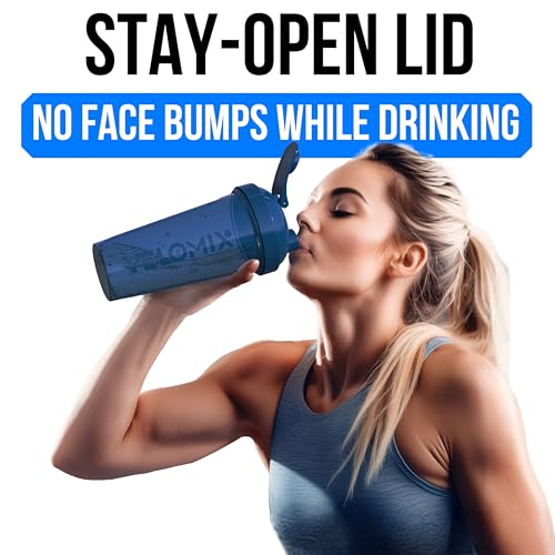 2 Pack 28oz Protein Shaker Bottle for Protein Mixes (2 Count)