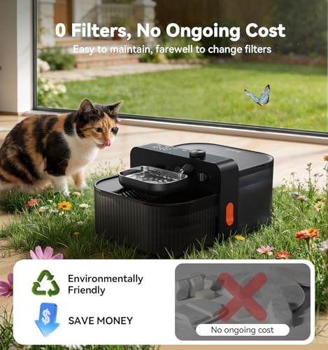 Wireless No Filters Cat Water Fountain