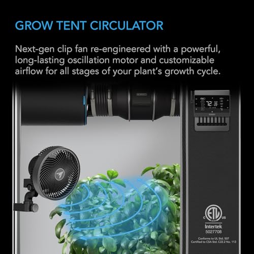 CLOUDRAY S9 Grow Tent Clip Fan 9”