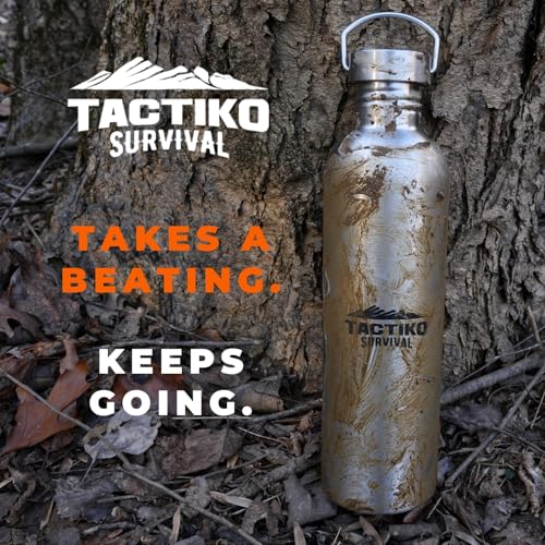 Tactiko Stainless Steel Wide Mouth Water Bottle