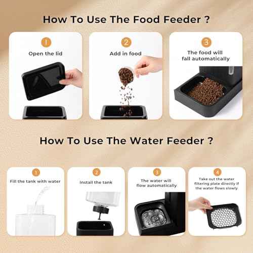 Gravity Dog Food and Water Dispenser