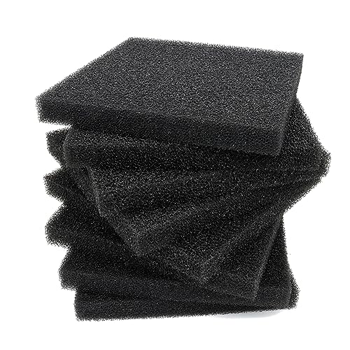 8 Pack Aquarium Filter Foam Bio Sponges Pad 9x9x1 20PPI (4 Count)