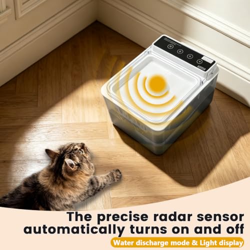 2026 New Upgrade Wireless Cat Water Fountain of 3L with Induction Lid