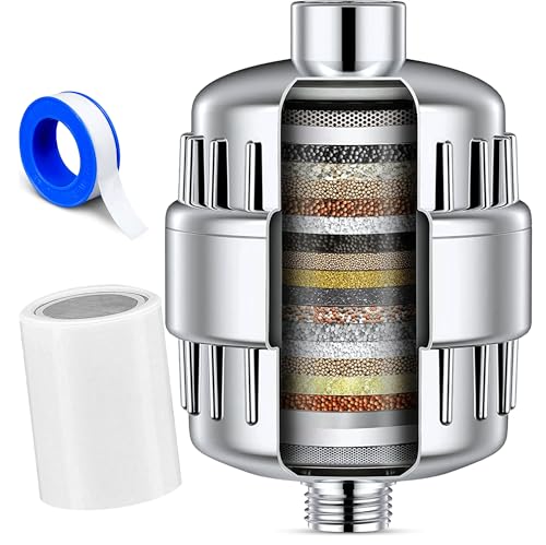 Showerhead Filter for Hard Water