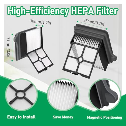 Replacement Roller Brush & Filters for Tineco iFLOOR 5 Breeze (6 Count)