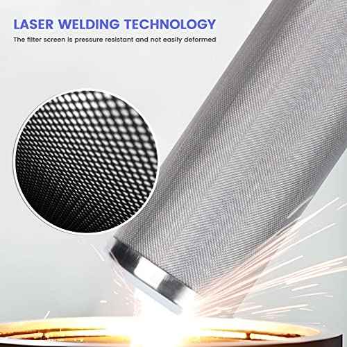 Stainless Steel Cleanable Wire Mesh Filter Cartridge 10”Length