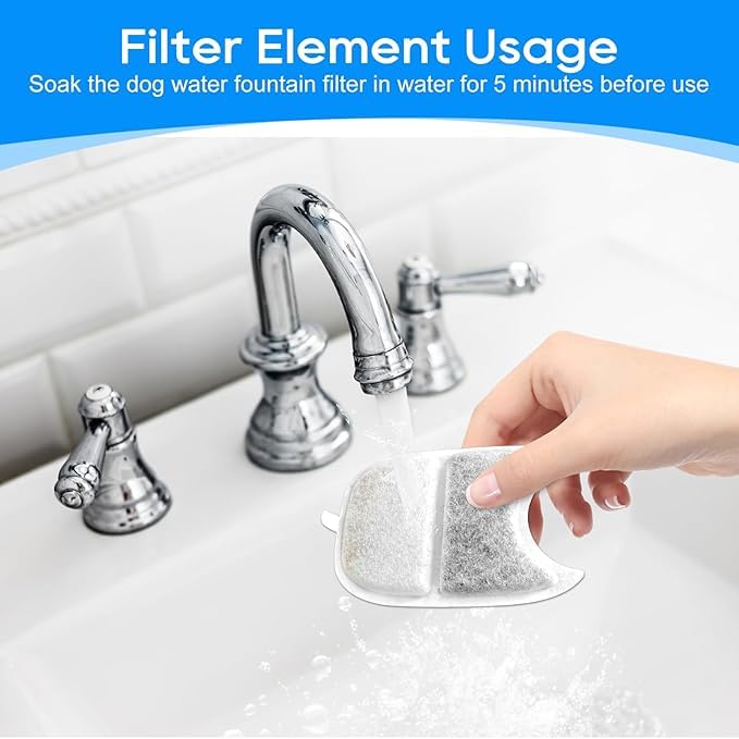 12 Set Water Fountain Filters fit for YPD (36 Count)