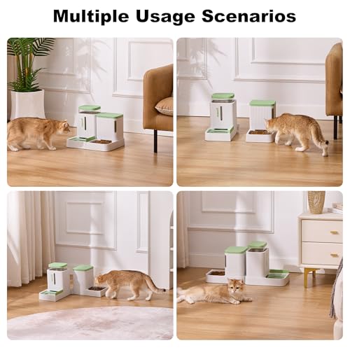 Gravity Cat Feeder and Water Dispenser
