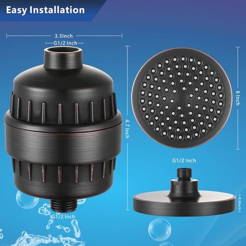 High Pressure Filtered Shower Head Set