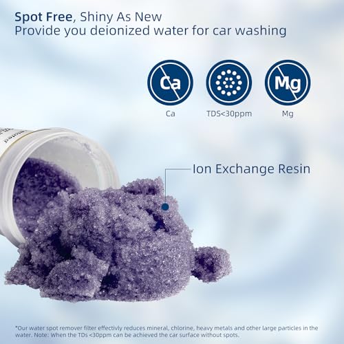 Deionized Spotless Car Wash Water System with Resin Indicator