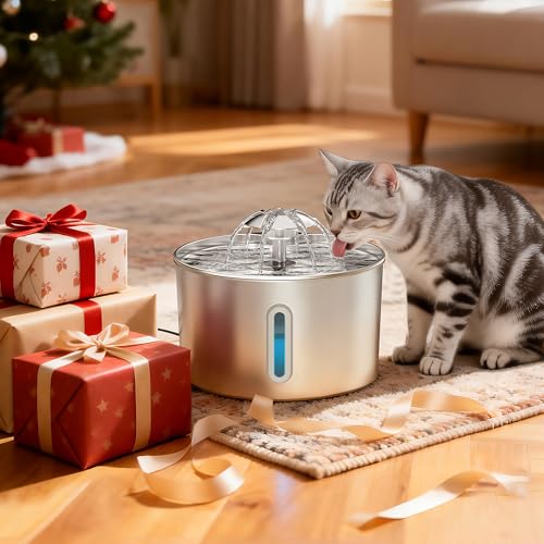 Cat Water Fountain Stainless Steel