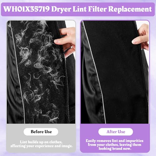 4 Pack WH01X35719 Lint Filter Compatible with Ge Profile Washer Dryer