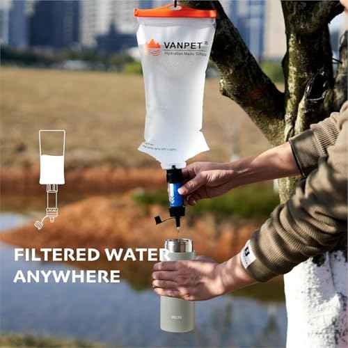 2L&1L Water Bag Compatible with Sawyer Squeeze Water Filter