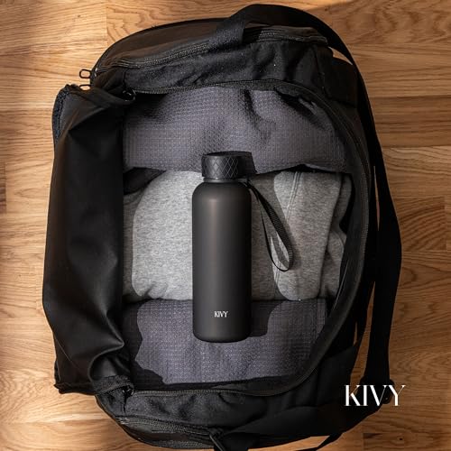 Slim Water Bottle 22oz [Lightweight & Shatterproof] Leak Proof Bottle for Women & Men