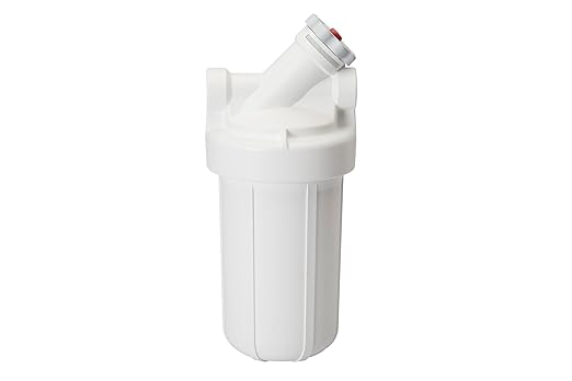 Pentair OMNIFilter Whole Home Valve-in-Head 10" Heavy-Duty Big Blue Water Filtration System with Pressure Relief, White/White