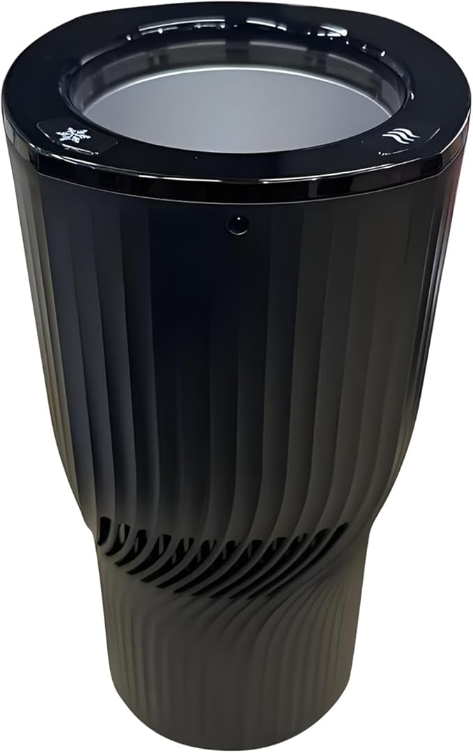 Smart 2-in-1 Car Cup Warmer Cooler Heated Travel Mug, Temperature Control Car Coffee Heater Travel Coffee Cup for Coffee, Baby Bottles, Water, Tea, Drinks