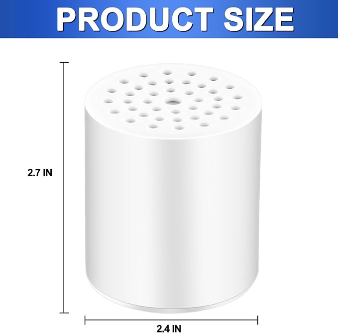 15 Stage Shower Filter,Replacement Shower Cartridge Filter with Vitamin C, Shower Head Replacement Filter for Hard Water 6 Pack by Cenipar