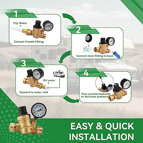 RV Water Pressure Regulator