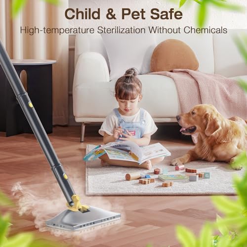 10-in-1 Steam Cleaner, Detachable Handheld Steam Mop for Multi-Surface