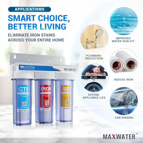 3 Stage Water Filtration System for Whole House